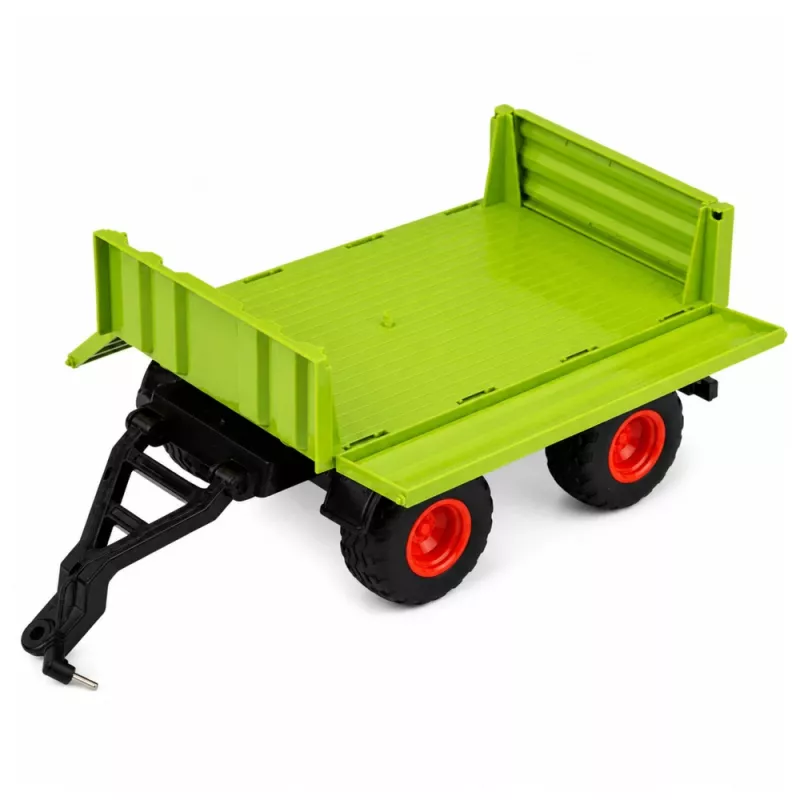 LEAN TOYS Ciągnik Rolniczy z Przyczepą Wywrotką, Zdalnie Sterowany, RC 1:16