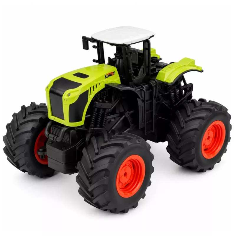 LEAN TOYS Ciągnik Rolniczy z Przyczepą Wywrotką, Zdalnie Sterowany, RC 1:16