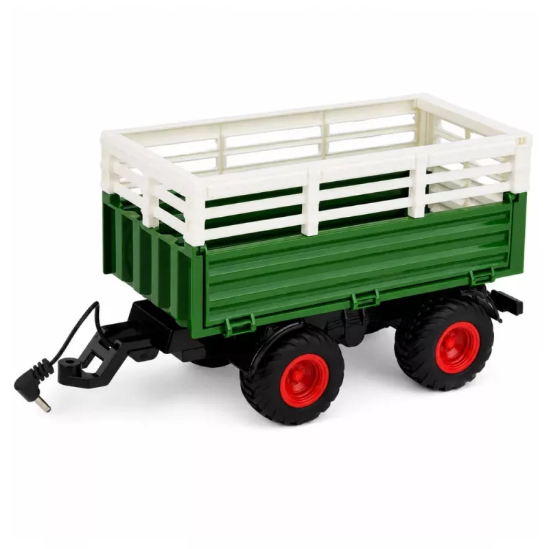 LEAN TOYS Zdalnie Sterowany Ciągnik Rolniczy RC z Wywrotką i Światłami 1:24