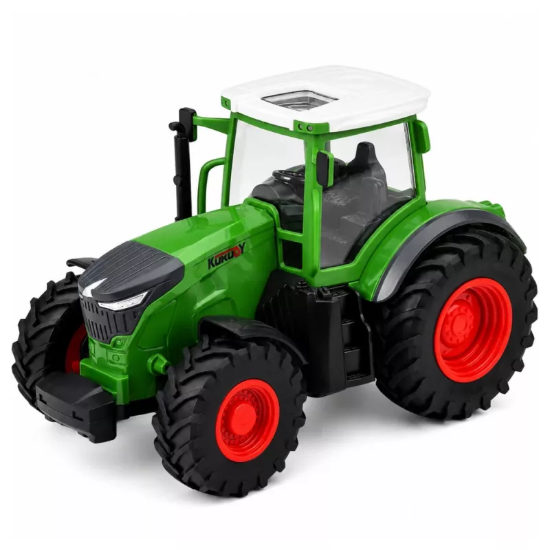 LEAN TOYS Zdalnie Sterowany Ciągnik Rolniczy RC z Wywrotką i Światłami 1:24