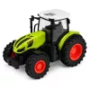 LEAN TOYS Ciągnik rolniczy RC z przyczepą do bel siana i światłami 1:24