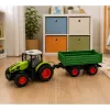 LEAN TOYS Zdalnie Sterowany Ciągnik Rolniczy RC z Wywrotką Zielony 1:24
