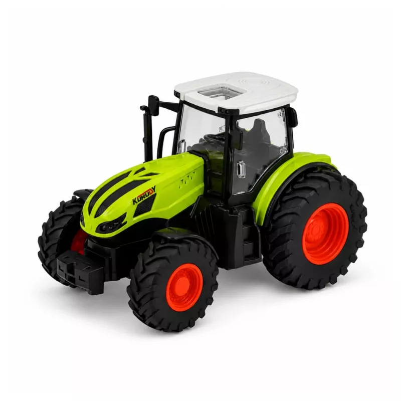 LEAN TOYS Zdalnie Sterowany Ciągnik Rolniczy RC z Wywrotką i Światłami 1:24