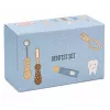 LEAN TOYS Wooden Dental Kit Tools Little Dentist