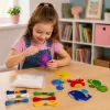 LEAN TOYS Zestaw kreatywny do szycia filcowych maskotek zwierząt morskich DIY 6 szt.