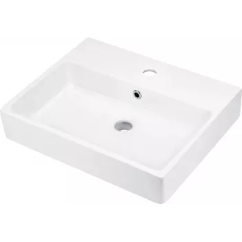 DEANTE Ceramiczny zlew, blatowy/ścienny z miejscem na baterię - 50x