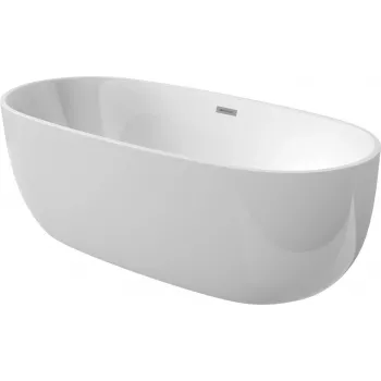 DEANTE Oval Free-Standing Acrylic Bathtub - 150 cm