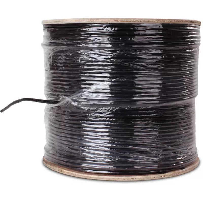 GETFORT Cat.6 F/UTP Outdoor UV Resistant Dry Core Network Cable 305m (1000ft) Black