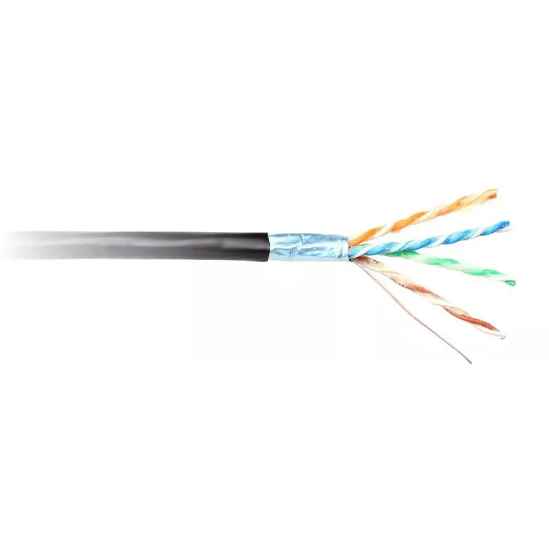 GETFORT Cat.6 F/UTP UV Gel-Filled Outdoor Cable 500m Black