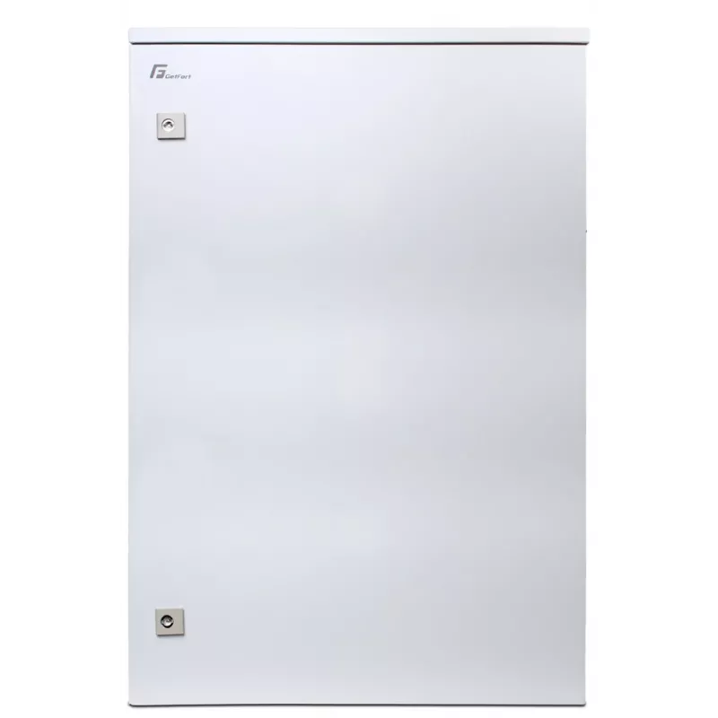 Getfort HGF12-54E-WSG Hermetyczna szafa rack 19 cali 12U do montażu ściennego IP54 550x410mm Jasnoszary