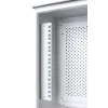 Getfort Hermetyczna szafa rack 10-calowa 9U do montażu ściennego 330x230 mm IP54 Jasnoszary