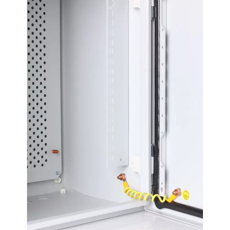 Getfort Hermetyczna szafa rack 10-calowa 9U do montażu ściennego 330x230 mm IP54 Jasnoszary