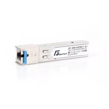 GETFORT GF-SM-WDM31-S1 Moduł SFP 1.25Gbps 3km SC/UPC SM BiDi WDM TX1310/RX1550