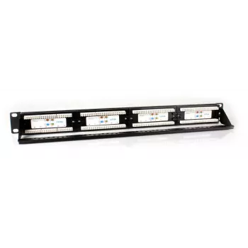 GETFORT PGF-6AUTP24-B5 Cat.6A UTP 24-Port Patch Panel 1U 19 inch Czarny