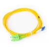 GETFORT SM SC/APC do LC/UPC Dupleksowy Światłowodowy Kabel Krosowy 3m (9,84ft) LSZH Żółty