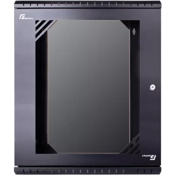 GETFORT ECO v3 19 cali 12U 520x450 Szafa Rack naścienna Czarna