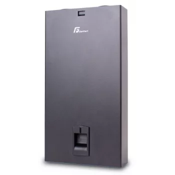 GETFORT GF-FO-PSN2-8SX Panel krosowy światłowodowy, 8xSC/PC Simplex, montaż ścienny, szary