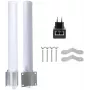 GETFORT GF-ANT-360 Antena dookólna 12 dBi 2,4-2,5 GHz N-żeńska Biała