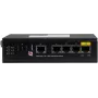 GETFORT GF-110-4PG-1G-1S Przemysłowy przełącznik PoE+, 4x PoE+ 10/100/1000Base-T + 1x 10/100/1000Base-T + 1x 1000Base-X SFP, -40°C do 80°C, szyna DIN, budżet PoE 65W