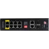GETFORT GF-110-8PG-2G-2S Industrial PoE+ Switch, 8x PoE+ Gigabit + 2x Gigabit + 2x SFP, -40°C do 80°C