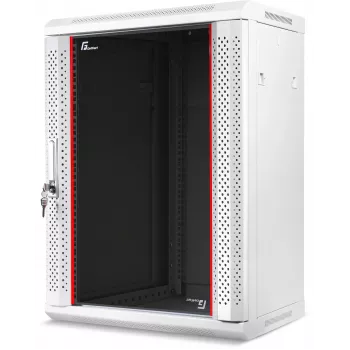 GETFORT CALI 19 inch 15U 600x600 Szafa Rack naścienna Szara