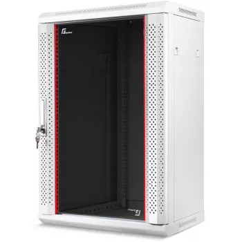 GETFORT 19 inch CALI 18U 600x600 Szafa Rack naścienna Szara