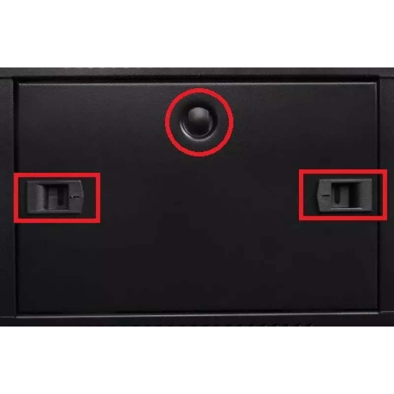 GETFORT 19 inch CALI 24U 600x600 Szafa stojąca Rack Czarna