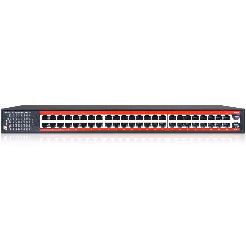 GETFORT GF-148-48G-2S 48-Port Gigabit Unmanaged Switch z 2 gniazdami SFP