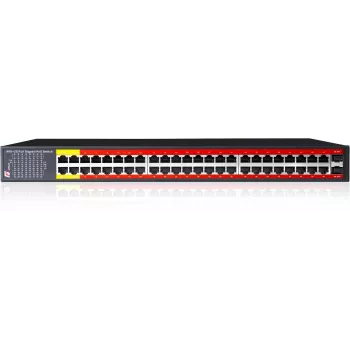 GETFORT GF-148-48PG-2S-800 Managed PoE+ Switch 48 Gigabit Ports + 2 SFP 800W