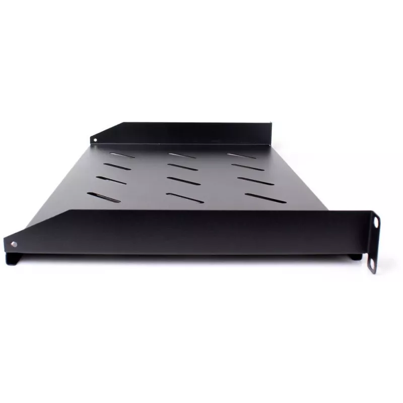 Getfort Universal 19-inch 1U 170mm Rack Shelf Black