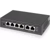 EasyCam EC-POE-SW42 6-Portowy przełącznik PoE (4 PoE + 2 uplink) 60W