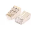 GETFORT RJ45 Cat.6A Ekranowana Wtyczka z Prowadnikiem Żył, 8P8C, 100 szt.