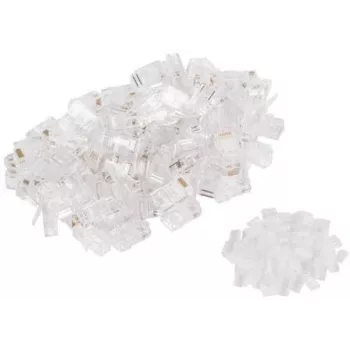 GETFORT RJ45 Cat.6 8P8C UTP Modular Plug z Zintegrowanym Prowadnikiem Żył (100 szt.)