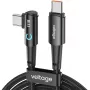 Voltage PowerAngle USB-C do USB-C Kabel 100W PD 100cm Czarny