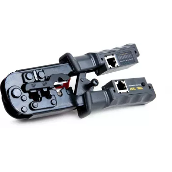 Getfort Network Cable Crimper 8P8C/RJ-45, 6P6C/RJ-12, 6P4C/RJ-11 z wbudowanym testerem