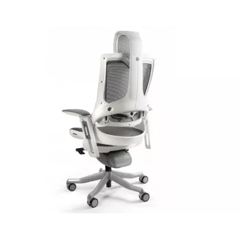 UNIQUE Wau 2 NW41 Ergonomiczne Krzesło Biurowe, Siatka Antracyt/Biała
