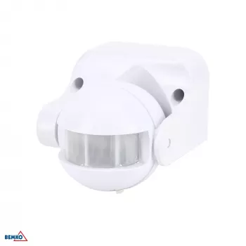 BEMKO PIR Motion Sensor 1200W 180° Biały