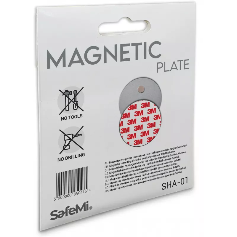 SAFEMI Magnetyczne Płytki Montażowe do Czujników Dymu i CO SHA-01