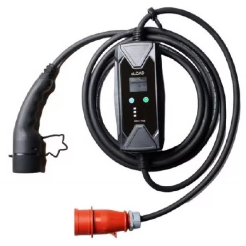 ELOAD TIE-EV16-P3-GEN2 11kW 3-fazowa ładowarka EV z pilotem, Typ 2, kabel 5m, IP54