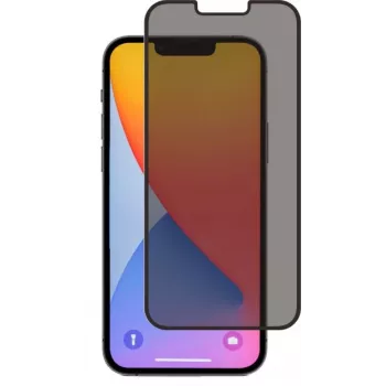 SCREENOR Szkło hartowane Privacy Screen Protector do Apple iPhone 12 / 12 Pro, 360° Anti-Spy, Twardość 9H, 0,33 mm, Transparent