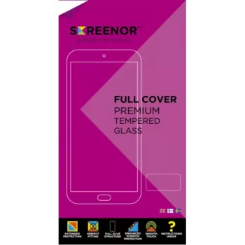 SCREENOR Szkło hartowane do Samsung Galaxy A05s, Pełna osłona, Twardość 9H, 0,33mm, Przezroczysty