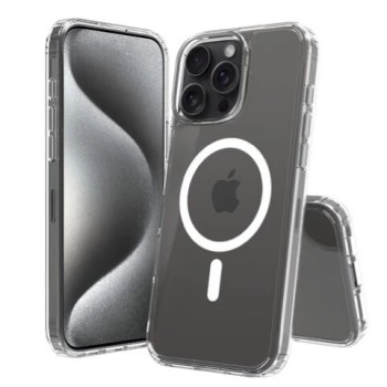 SCREENOR BUMPER iPhone 16 Pro Max MagSafe Transparent