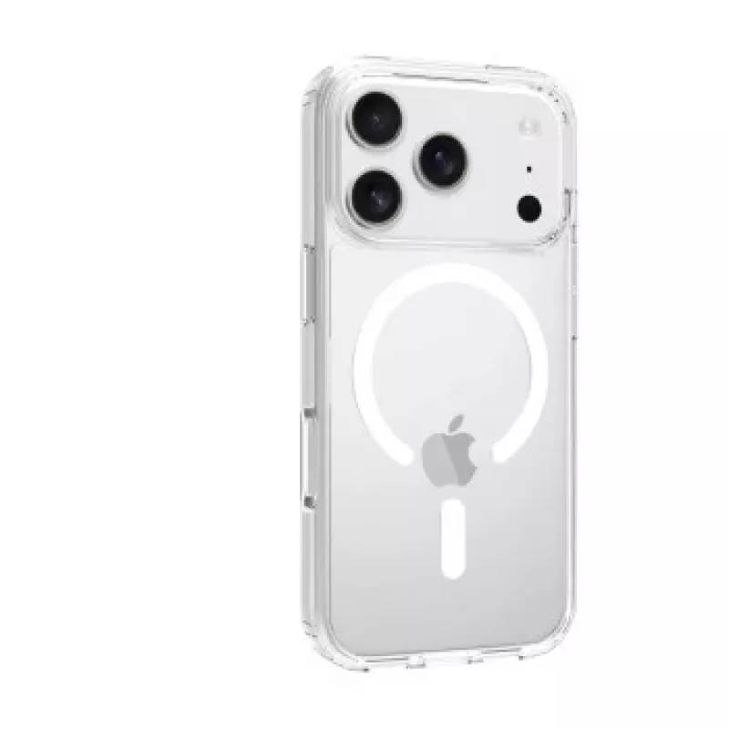 SCREENOR Bumper Case do Apple iPhone 17 Pro, kompatybilny z MagSafe, przezroczysty