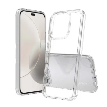 SCREENOR Bumper Case do Honor 90 Lite, przezroczysty TPU, amortyzujący wstrząsy, odporny na zarysowania, smukły profil