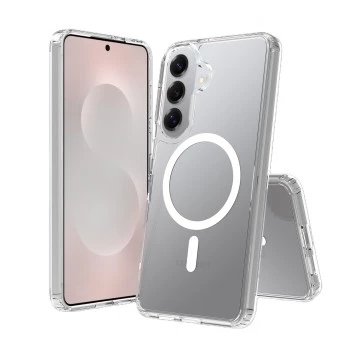SCREENOR Bumper Case do Samsung Galaxy S24+ Magnetyczny Przezroczysty