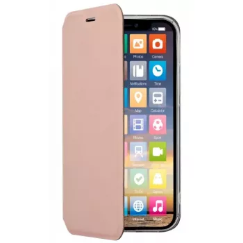SCREENOR Clever Wallet Case do Apple iPhone 12 / 12 Pro - Rose