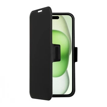 SCREENOR CLEVER iPhone 15 Plus MagSafe Folio Wallet Case Black
