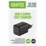 GRATEQ KURU GaN USB-C PD/PPS 45W Czarna Ładowarka Sieciowa