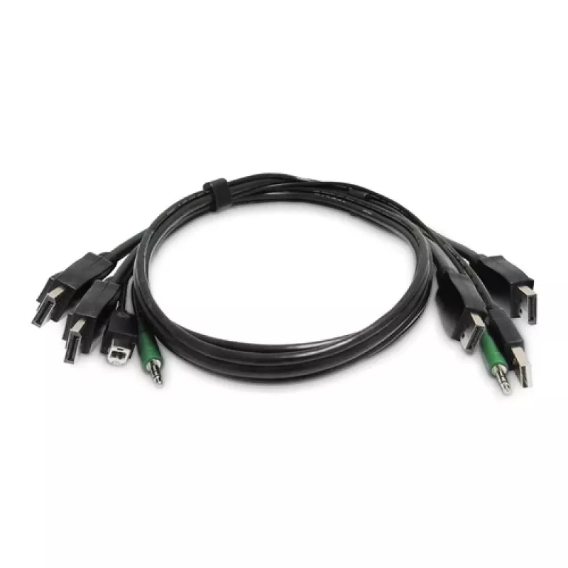 StarTech.com 2-Portowy przełącznik KVM DisplayPort z audio i hubem USB - zgodny z TAA