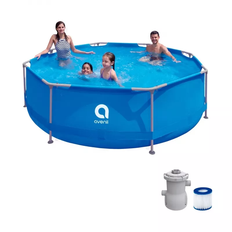 Avenli Round Frame Pool 305x76 cm Set z pompą filtrującą